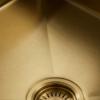 Pure.Sink Luxion Gold sink 36x40 cm undermount, flush mount, and surface mount PLX3640-60